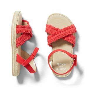 Janie and Jack Eyelet Espadrilles - NWT
